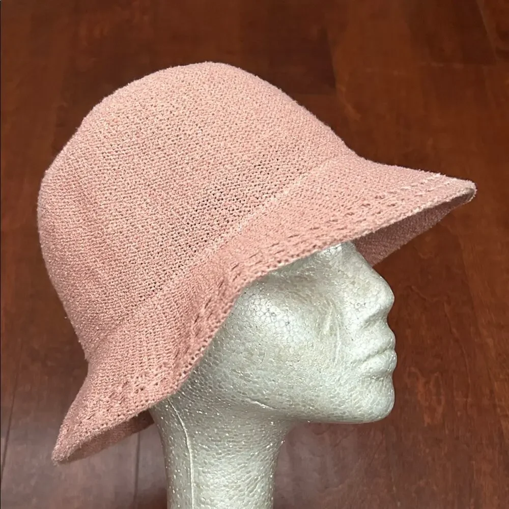 Marcus Adler Woven Dusty Rose Pink Women's Bucket Hat, O/S